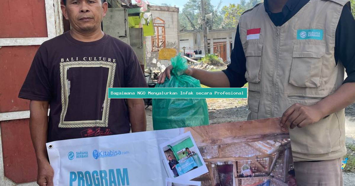 Bagaimana NGO Menyalurkan Infak secara Profesional